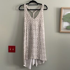 Freedom trail razer back cotton mini dress L